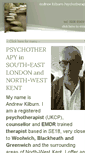 Mobile Screenshot of andrewkilburnpsychotherapy.co.uk