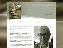 Tablet Screenshot of andrewkilburnpsychotherapy.co.uk